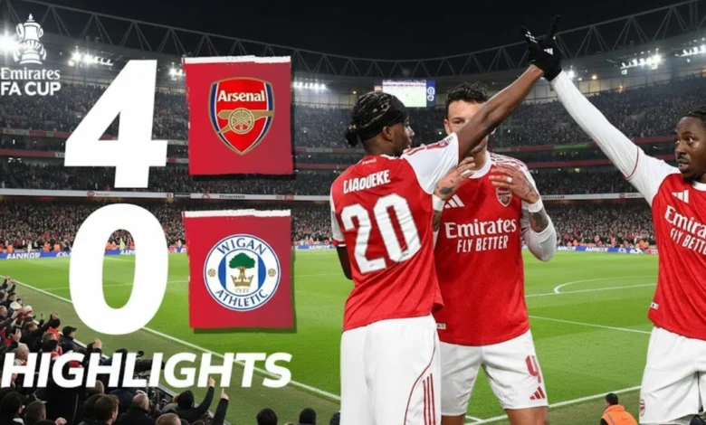 Arsenal vs Wigan Athletic Match Stats