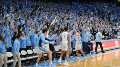 Duke vs UNC match stats